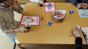 シングルマザーのためのホッとタイムの様子